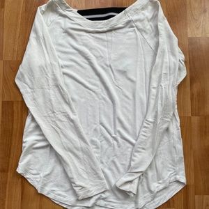 CAbi white long sleeve top